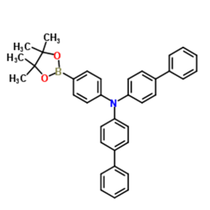 N,N-二(4-联苯基)-4-(4,4,5,5-四甲基-1,3,2-二氧硼戊环-2-基)苯胺,N-(4-Biphenylyl)-N-[4-(4,4,5,5-tetramethyl-1,3,2-dioxaborolan-2-yl)phenyl]-4-biphenylamine