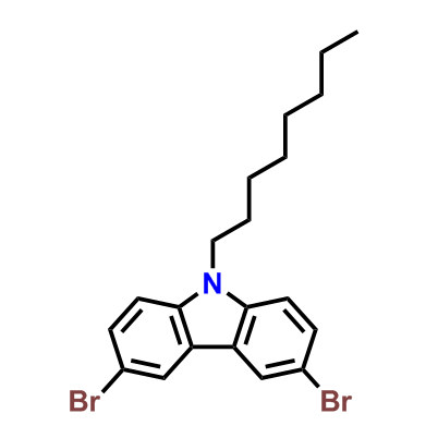 3,6-二溴-9-辛基咔唑,3,6-DibroMo-9-n-octylcarbazole