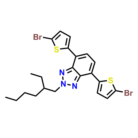 2-異辛基-4,7-雙(5-溴噻吩-2-基)苯并[D][1,2,3]三氮唑,4,7-Bis(5-bromothiophen-2-yl)-2-(2-ethylhexyl)-2H-benzo[d][1,2,3]triazole