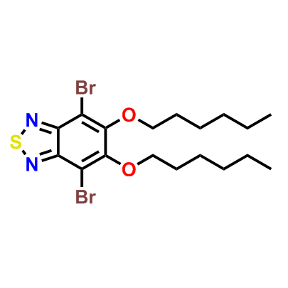 4,7-二溴-5,6-双(己氧基)苯并[C][1,2,5]噻二唑,4,7-Dibromo-5,6-bis(hexyloxy)benzo[c][1,2,5]thiadiazole