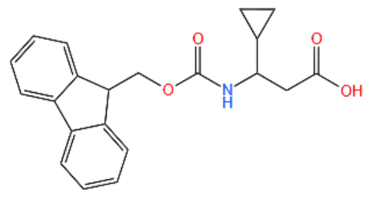 3-环丙基-3-({[(9H-芴-9-基)甲氧基]羰基}氨基)丙酸,3-cyclopropyl-3-{[(9H-fluoren-9-ylmethoxy)carbonyl]amino}propanoic acid