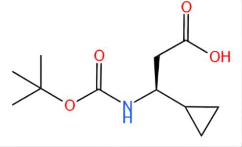 (3S)-3-(tert-butoxycarbonylamino)-3-cyclopropyl-propanoic acid