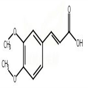 3,4-二甲氧基肉桂酸（3-(3,4-二甲氧基苯基)-2-丙烯酸）,3,4-Dimethoxycinnamic acid
