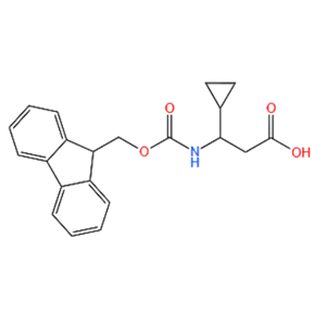 3-环丙基-3-({[(9H-芴-9-基)甲氧基]羰基}氨基)丙酸,3-cyclopropyl-3-{[(9H-fluoren-9-ylmethoxy)carbonyl]amino}propanoic acid