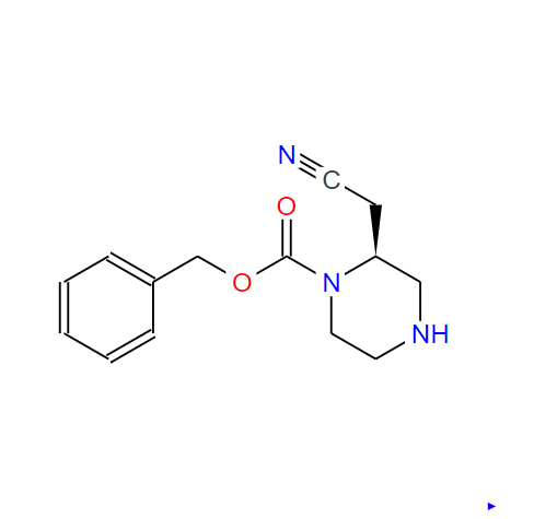 (S)-2-(氰甲基)哌嗪-1-甲酸苄酯,Benzyl (S)-2-(cyanomethyl)piperazine-1-carboxylate