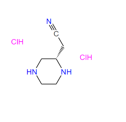 (S)-2-(哌嗪-2-基)乙腈二盐酸盐,(S)-2-(piperazin-2-yl)acetonitrile dihydrochloride