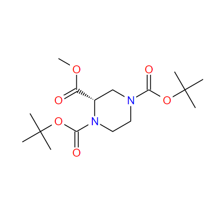 (S)-1,4-二叔丁基2-甲基哌嗪-1,2,4-三羧酸酯,(S)-1,4-Di-tert-butyl2-methylpiperazine-1,2,4-tricarboxylate