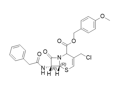 頭孢妥侖匹酯雜質(zhì)02,4-methoxybenzyl (6R,7R)-3-(chloromethyl)-8-oxo-7-(2-phenylacetamido)-5-thia-1-azabicyclo[4.2.0]oct-3-ene-2-carboxylate