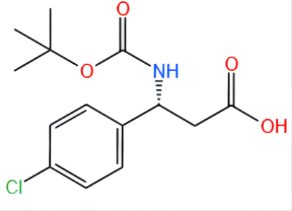 (R)-Boc-4-氯苯基-beta-苯丙氨酸,Boc-(R)-3-Amino-3-(4-chlorophenyl)propionic acid