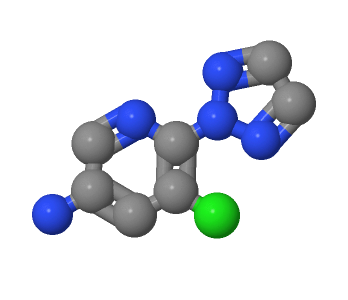 5-氯-6-(2H-1,2,3-三氮唑-2-基)吡啶-3-胺,5-chloro-6-(2H-1,2,3-triazol-2-yl)pyridin-3-amine
