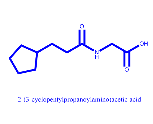 3-环戊基丙酰-甘氨酸,Glycine, N-(3-cyclopentyl-1-oxopropyl)-