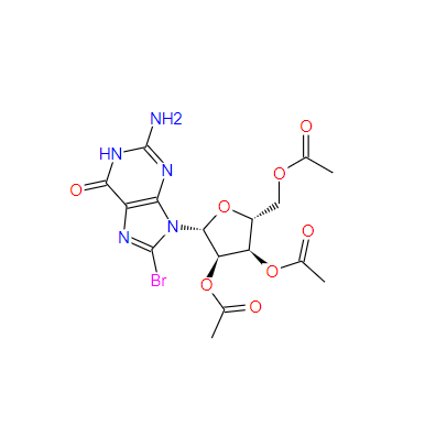 2',3',5'-三-O-乙酰基-8-溴代鸟苷,2',3',5'-Tri-O-acetyl-8-bromoguanosine