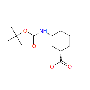 (1S,3R)-3-((叔丁氧羰基)氨基)环己烷-1-甲酸甲酯,(1S,3R)-METHYL 3-(TERT-BUTOXYCARBONYLAMINO)CYCLOHEXANECARBOXYLATE