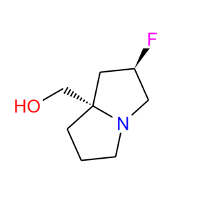 (2R,8S)-2-氟-1,2,3,5,6,7-六氢吡咯嗪-7-基]甲醇,((2R,7aS)-2-Fluorotetrahydro-1H-pyrrolizin-7a(5H)-yl)methanol
