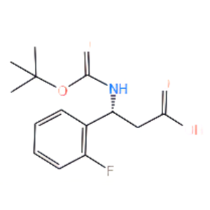 BOC-(R)-3-氨基-3-(2-氟苯基)-丙酸