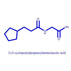 3-环戊基丙酰-甘氨酸,Glycine, N-(3-cyclopentyl-1-oxopropyl)-