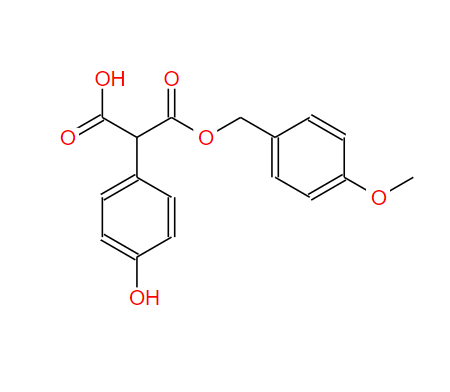 拉氧头孢钠 7-位侧链,[(4-methoxyphenyl)methyl] hydrogen (4-hydroxyphenyl)malonate