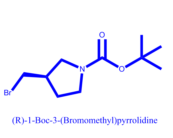 (R)-1-Boc-3-(溴甲基)吡咯烷,(R)-1-Boc-3-(Bromomethyl)pyrrolidine
