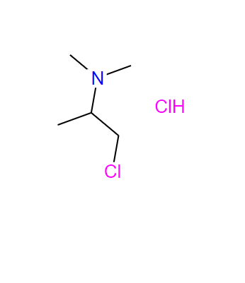 2-氯-1-甲基乙基(二甲基)胺盐酸盐,(1-Chloropropan-2-yl)dimethylamine hydrochlorid