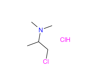 2-氯-1-甲基乙基(二甲基)胺盐酸盐,(1-Chloropropan-2-yl)dimethylamine hydrochlorid