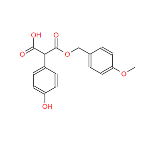 拉氧头孢钠 7-位侧链,[(4-methoxyphenyl)methyl] hydrogen (4-hydroxyphenyl)malonate