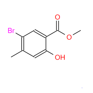 5-溴-2-羟基-4-甲基苯甲酸甲酯,METHYL 5-BROMO-2-HYDROXY-4-METHYLBENZOATE