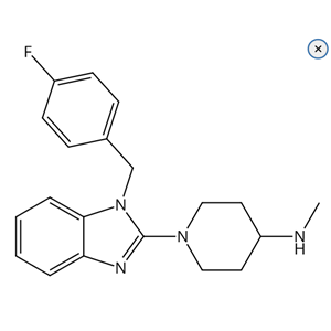 1-{1-（4-氟苯基）甲基-1H-苯咪唑-2-基}-N-甲基-4-哌啶胺