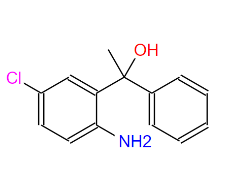 1-(2-氨基-5-氯苯基)-1-苯基乙醇,2-amino-5-chloro-alpha-methylbenzhydryl alcohol