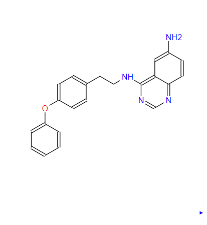 N4-[2-(4-苯氧基苯基)乙基]-4,6-喹唑啉二胺,6-AMINO-4-(4-PHENOXYPHENYLETHYLAMINO)QUINAZOLINE