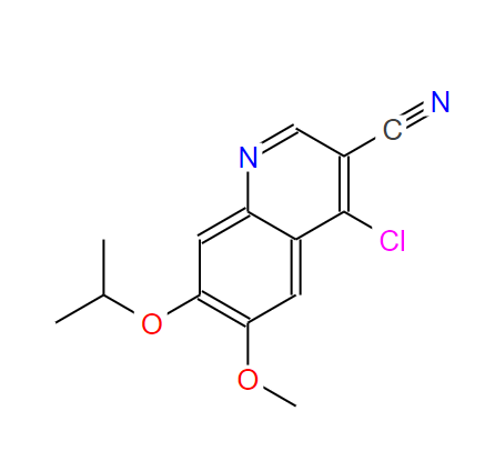 4-氯-7-异丙氧基-6-甲氧基喹啉-3-甲腈,4-CHLORO-7-ISOPROPOXY-6-METHOXY-QUINOLINE-3-CARBONITRILE