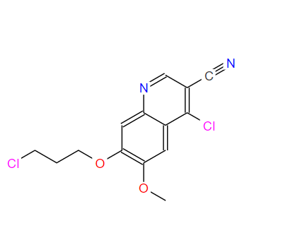 4-氯-7-(3-氯丙氧基)-3-氰基-6-甲氧基喹啉,4-CHLORO-7-(3-CHLORO-PROPOXY)-6-METHOXY-QUINOLINE-3-CARBONITRILE