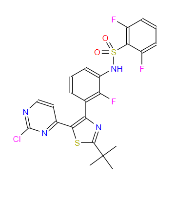 达拉菲尼中间体5,N-{3-[5-(2-chloro-4-pyriMidinyl)-2-(1,1-diethylethyl)-1,3-thiazol-4-yl]-2-fluoraphenyl}-2,6-difluorobenzenesulfonaMide