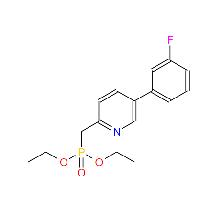 沃拉帕沙,Phosphonic acid, [[5-(3-fluorophenyl)-2-pyridinyl]Methyl]-, diethyl ester