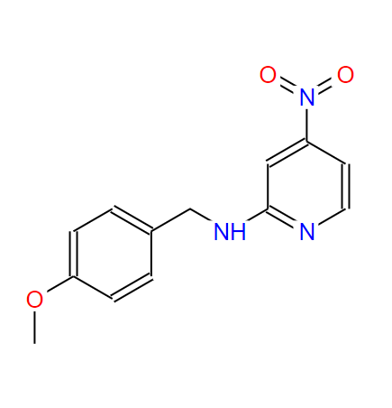 2-(4-甲氧基苄基)氨基-4-硝基吡啶,N-(4-Methoxybenzyl)-4-nitropyridin-2-aMine