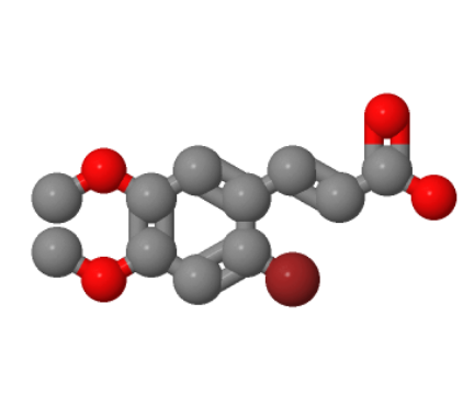 2-溴-4,5-二甲氧基苯乙烯酸,2-Bromo-4,5-dimethoxycinnamic acid