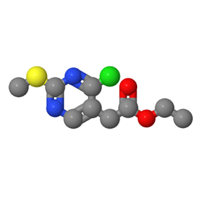 4-氯-2-甲基硫代-5-嘧啶乙酸乙酯,5-PYRIMIDINEACETIC ACID, 4-CHLORO-2-(METHYLTHIO)-, ETHYL ESTER