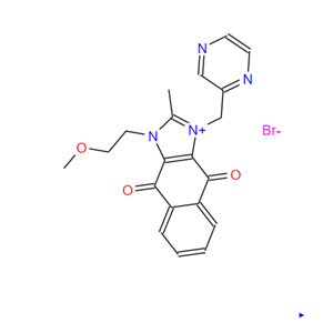 4,9-二氢-1-(2-甲氧基乙基)-2-甲基-4,9-二氧代-3-(2-吡嗪甲基)-1H-萘并[2,3-D]咪唑溴化物,SepantroniuM broMide(YM155,YM-155)