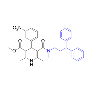 乐卡地平杂质05,methyl 5-((3,3-diphenylpropyl)(methyl)carbamoyl)-2,6-dimethyl-4-(3-nitrophenyl)-1,4-dihydropyridine-3-carboxylate