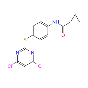 [4-(4,6-二氯嘧啶基-2-磺酰基)苯基L]甲胺环丙羧酸