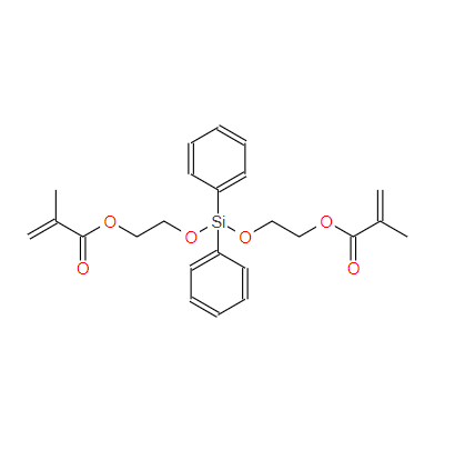 二（甲基丙烯酰氧乙基氧基）二苯硅烷,((diphenylsilanediyl)bis(oxy))bis(ethane-2,1-diyl) bis(2-methylacrylate)