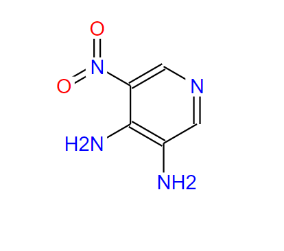 5-硝基吡啶-3,4-二胺,3,4-Pyridinediamine, 5-nitro-