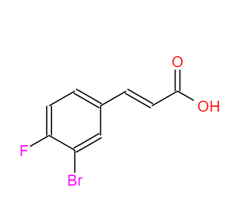 3-溴-4-氟苯乙烯酸,3-Bromo-4-fluorocinnamic acid