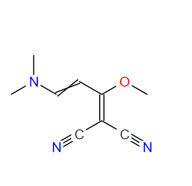 (E)-2-(3-(二甲基氨基)-1-甲氧基亚烯丙基)丙二腈,2-[3-(DIMETHYLAMINO)-1-METHOXY-2-PROPENYLIDENE]MALONONITRILE