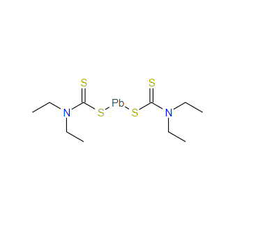 二乙基二硫代氨基甲酸铅盐,N,N-diethylcarbamodithioate,lead(2+)