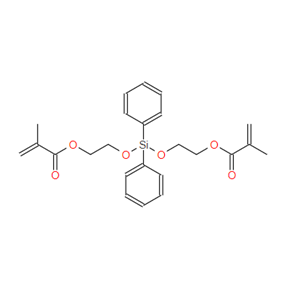 二（甲基丙烯酰氧乙基氧基）二苯硅烷,((diphenylsilanediyl)bis(oxy))bis(ethane-2,1-diyl) bis(2-methylacrylate)