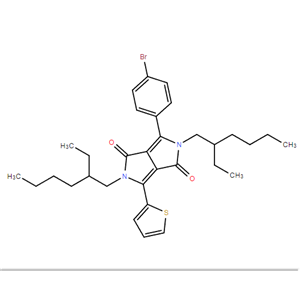3-(4-溴苯基)-2,5-双(2-乙基己基)-2,5-二氢-6-(2-噻吩基)吡咯并[3,4-C]吡咯-1,4-二酮,3-(5-BroMo-2-thienyl)-2,5-bis(2-ethylhexyl)-2,5-dihydro-6-(2-thienyl)pyrrolo[3,4-c]pyrrole-1,4-dione
