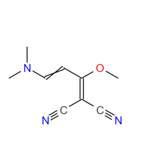 (E)-2-(3-(二甲基氨基)-1-甲氧基亚烯丙基)丙二腈,2-[3-(DIMETHYLAMINO)-1-METHOXY-2-PROPENYLIDENE]MALONONITRILE