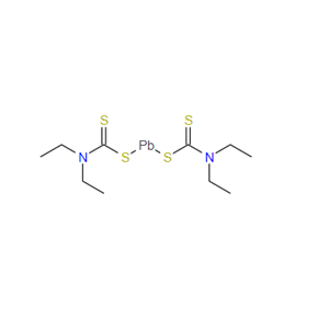 二乙基二硫代氨基甲酸铅盐,N,N-diethylcarbamodithioate,lead(2+)