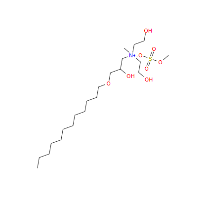 [3-(十二氧代)-2-羟丙基]双(2-羟乙基)甲基铵硫酸甲酯,[3-(dodecyloxy)-2-hydroxypropyl]bis(2-hydroxyethyl)methylammonium methyl sulphate