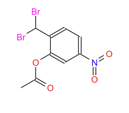 2-(二溴甲基)-5-硝基乙酸苯酯,2-(dibroMoMethyl)-5-nitrophenyl acetate